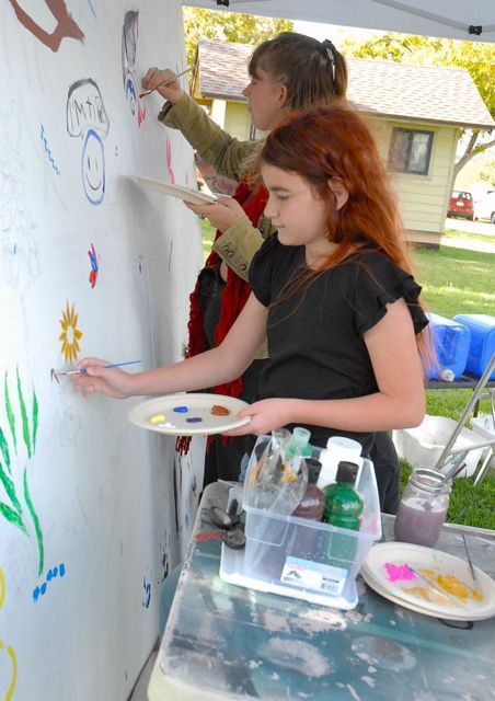 Two young artists